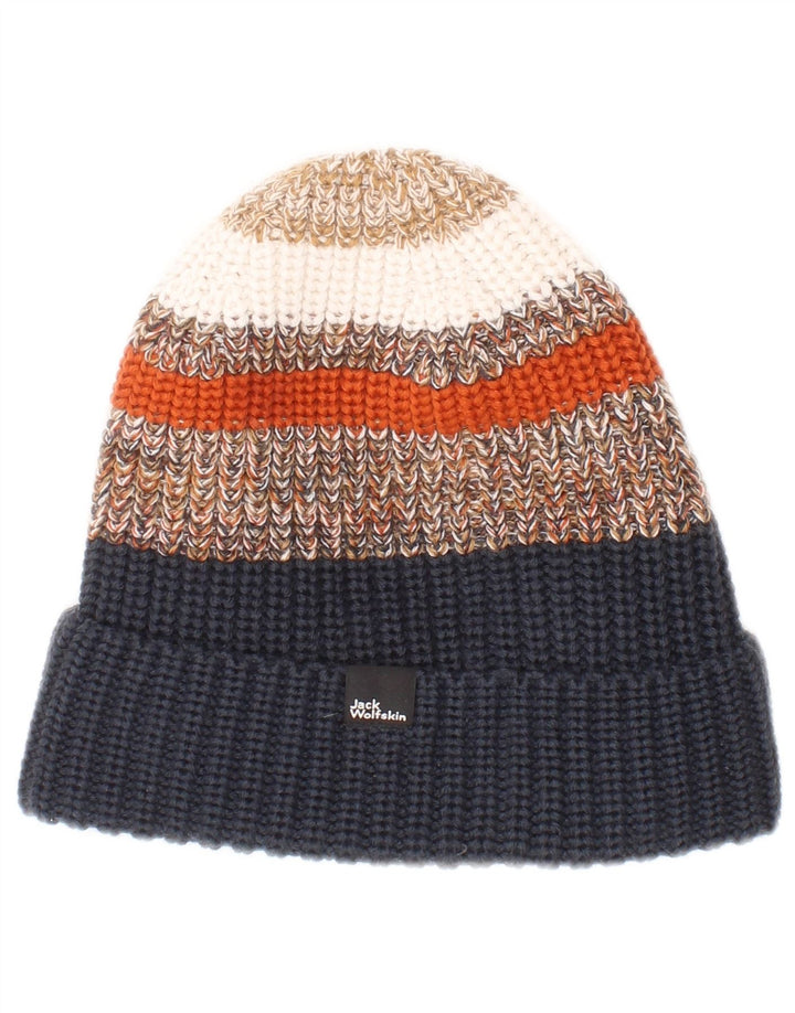 Căciulă Jack Wolfskin pentru bărbați, tricot, mărime, cu dungi acrilice, multicolore