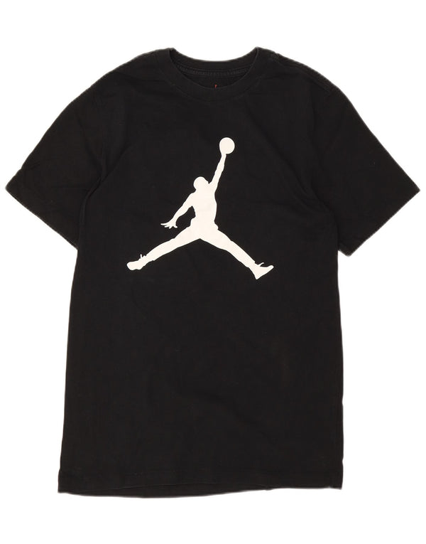Tricou grafic Jordan pentru bărbați, cu croiala standard, Top mic, negru