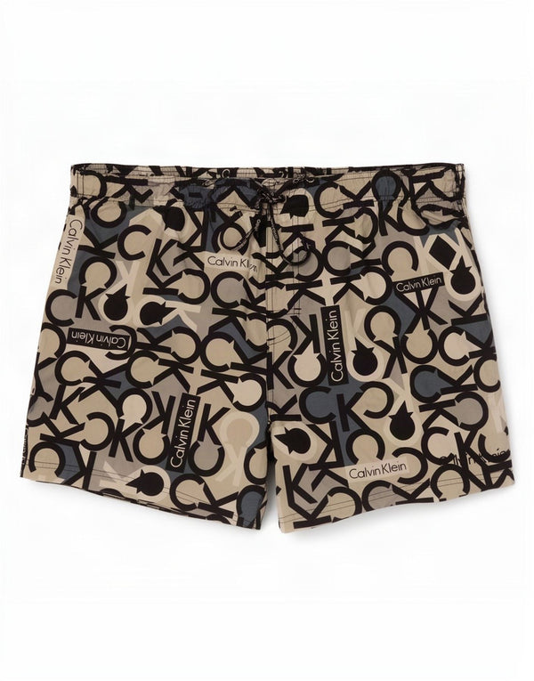 Pantaloni scurți de înot Calvin Klein pentru bărbați, XL, gri, nailon