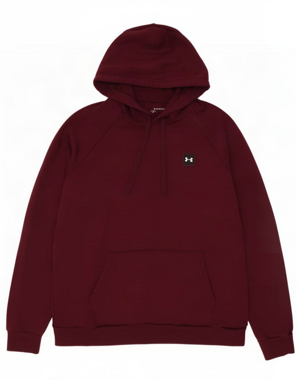 Pulover cu glugă pentru bărbați Under Armour XL Bumbac Burgundy