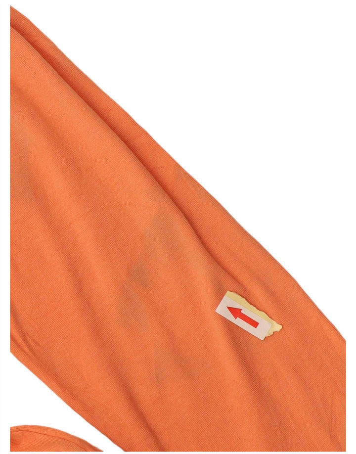 Eddie Bauer Top pentru femei cu mâneci 3/4 UK 12 Bumbac portocaliu mediu