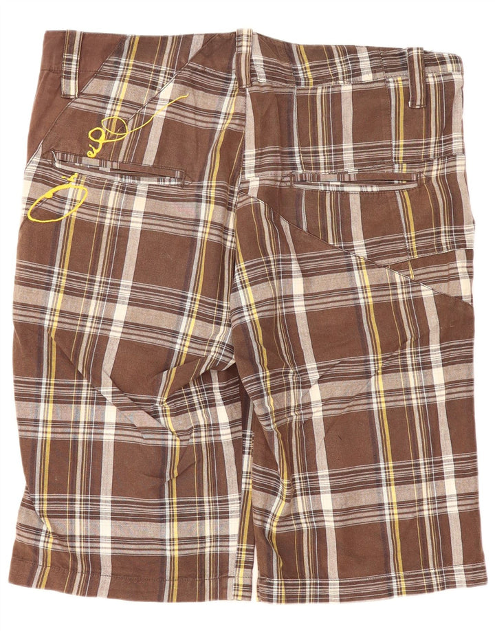 Pantaloni scurți chino pentru bărbați O'Neill W32, bumbac carouri maro mediu