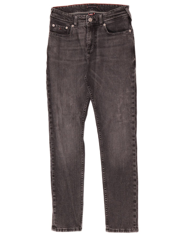 Blugi slim pentru băieți Tommy Hilfiger 13-14 ani W28 L28 bumbac gri