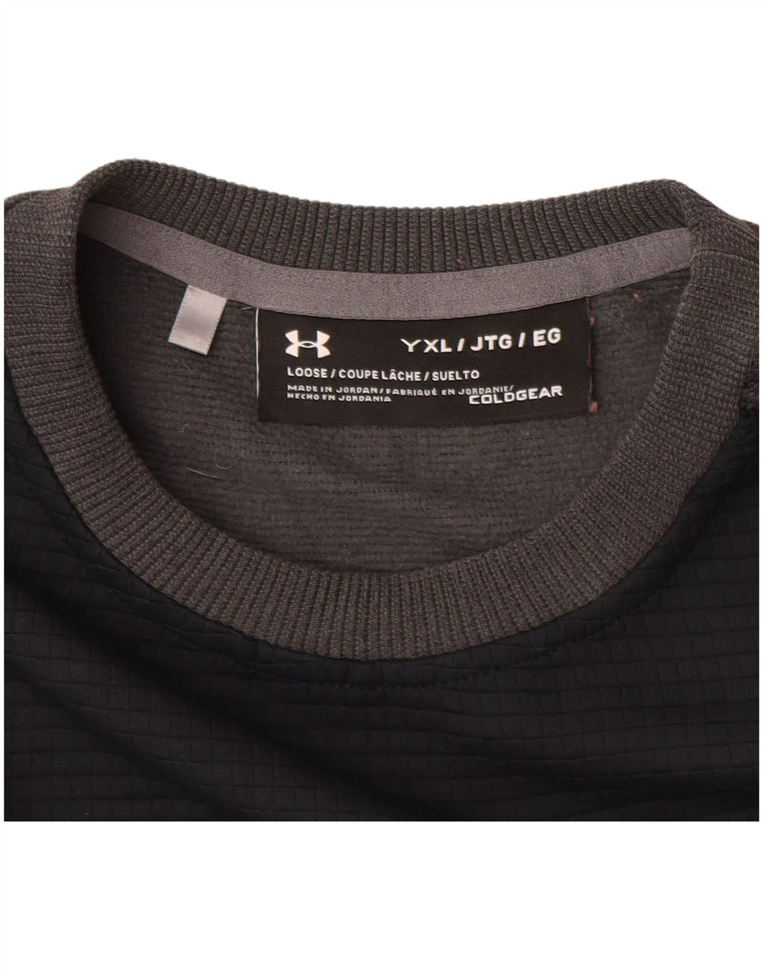 UNDER ARMOUR Băieți Cold Gear Hanorac Pulover 13-14 Ani XL Gri