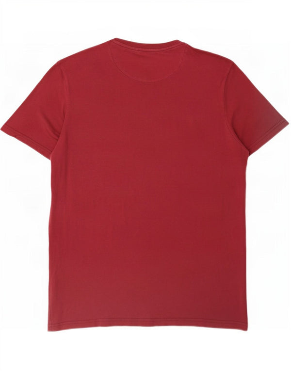 Tricou pentru bărbați Lyle & Scott Top mare din bumbac burgundy