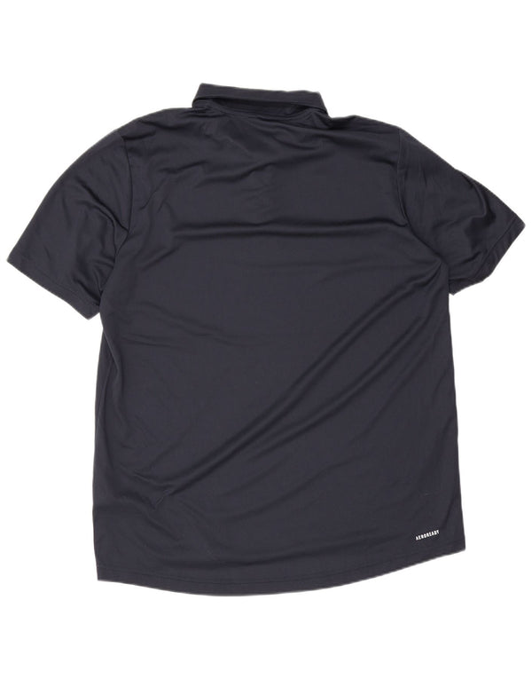 Tricou polo Adidas Aeroready pentru bărbați, mare, albastru, poliester