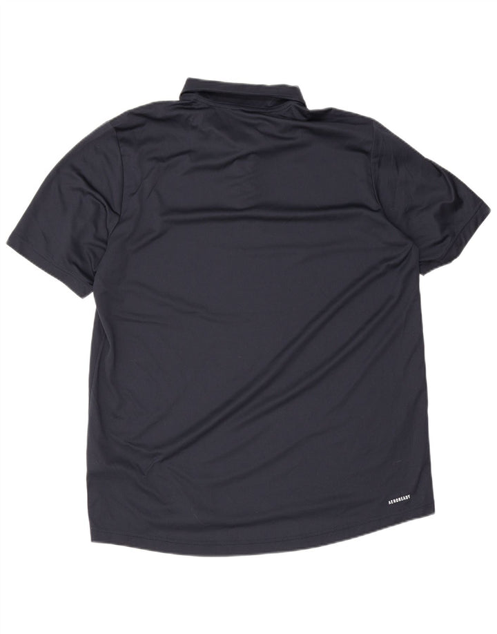Tricou polo Adidas Aeroready pentru bărbați, mare, albastru, poliester