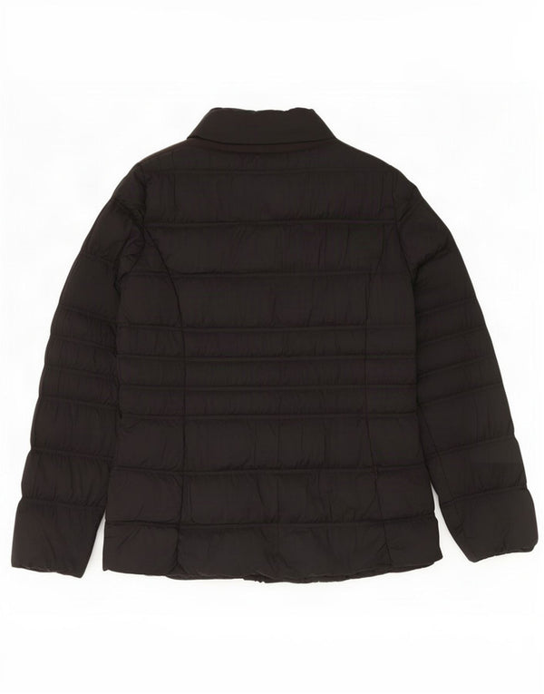 Jachetă căptușită pentru femei Geox UK 12 Medium Black