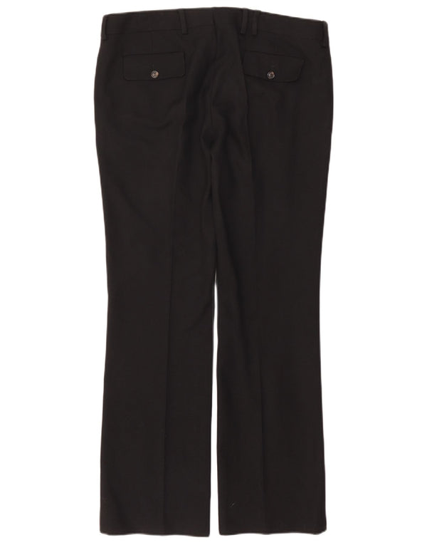 Pantaloni Drepți Femei Mauro Grifoni IT 44 Medium L30 L31 Negru