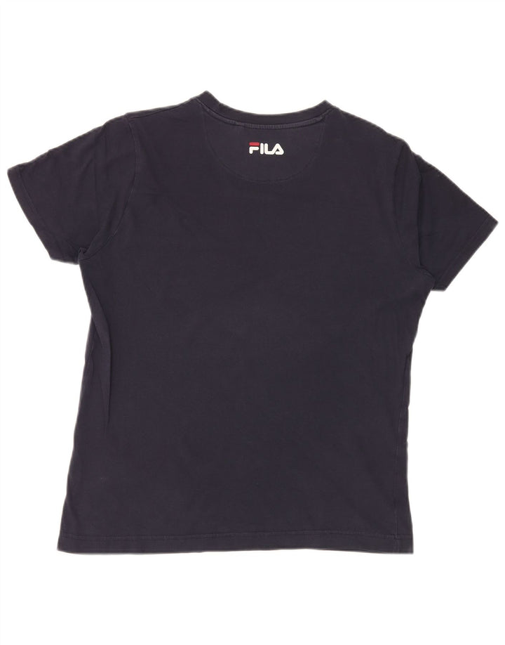 Tricou cu grafică Fila pentru bărbați Top mic, bleumarin, color block