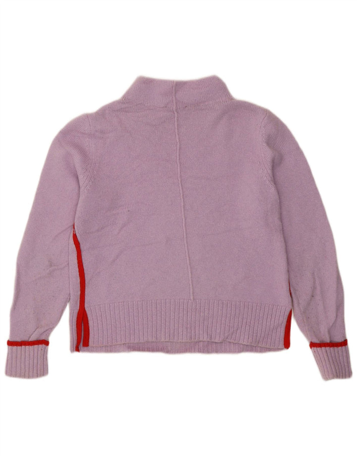 MINT VELVET Pulover cu gât țestoasă pentru femei UK 12 Poliamidă violet mediu