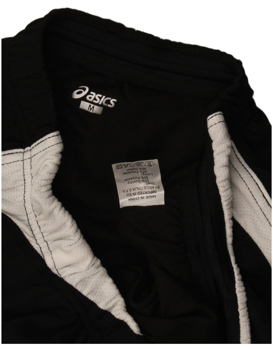 Pantaloni scurti sport Asics pentru femei UK 12 Medium Black Colorblock Poliester