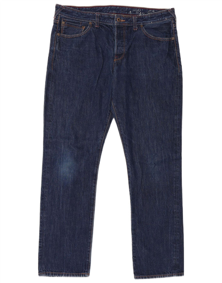 JACK WILLS Blugi slim pentru bărbați W34 L32 Bumbac albastru