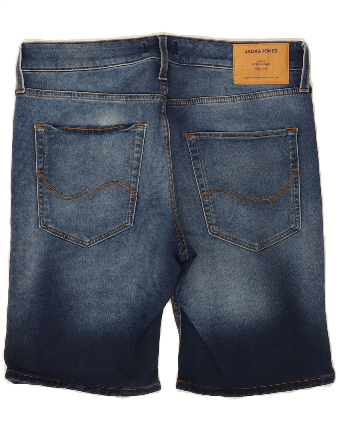 JACK & JONES Mens Denim Shorts Medium W32 Blue Cotton Vintage Jack & Jones and Second-Hand Jack & Jones from Messina Hembry 