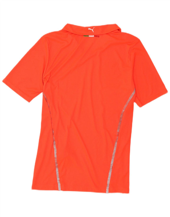 Tricou polo pentru bărbați Puma Poliester portocaliu mic