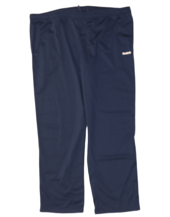 REEBOK Mens Tracksuit Trousers 2XL  Navy Blue Polyester