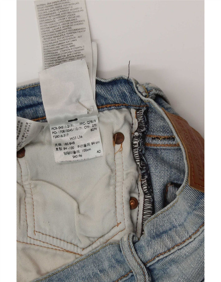Blugi pentru bărbați Levi's 511 Slim W33 L30 Bumbac albastru