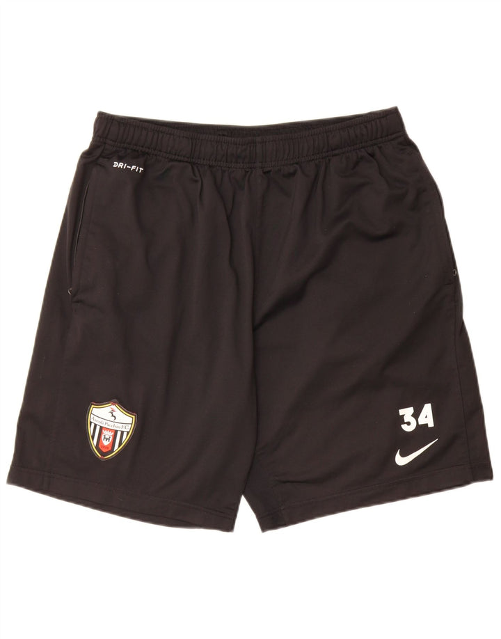 Pantaloni scurți sport Nike Dri Fit Graphic pentru bărbați XL, poliester negru