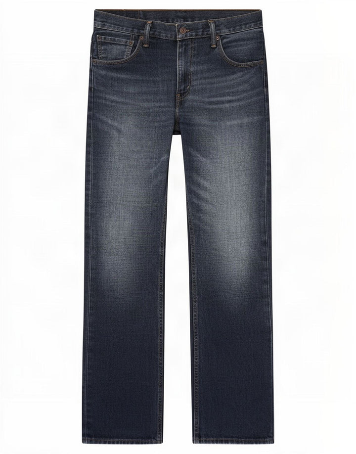 Blugi pentru bărbați Levi's 527 Bootcut W33 L32 Bumbac albastru