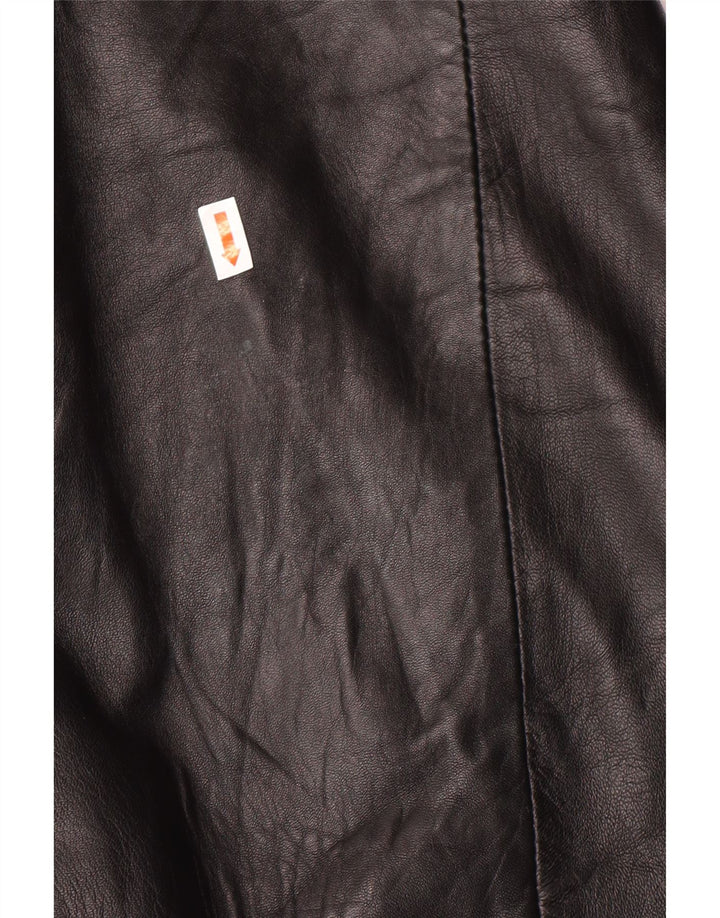 Geacă de piele vintage pentru femei IT 44 Medium Black Classic