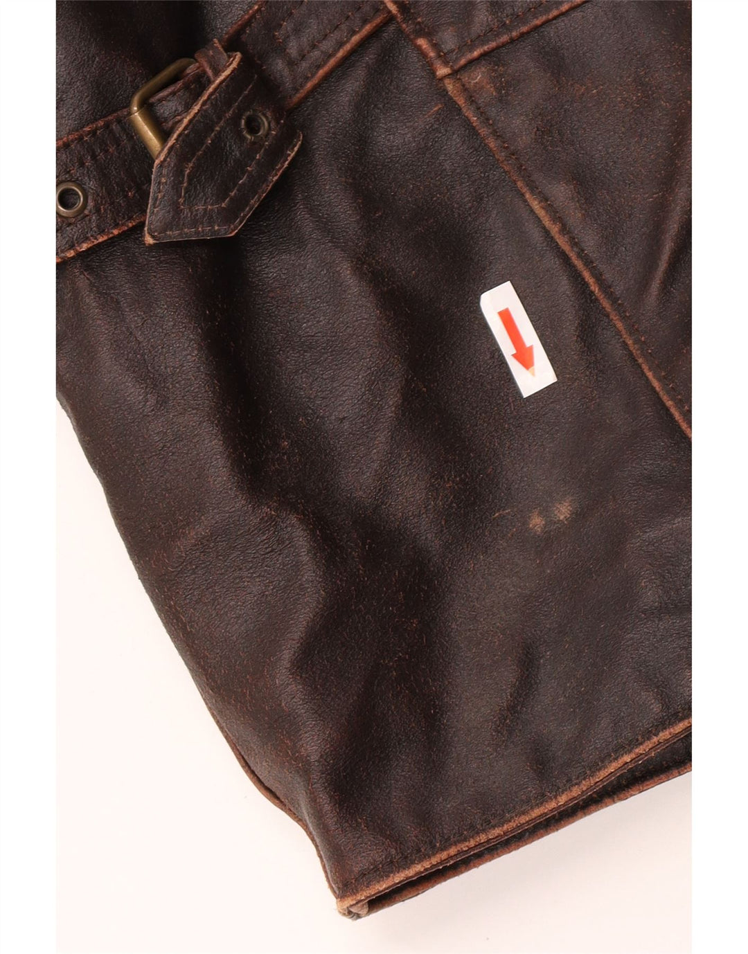 Jachetă de piele pentru bărbați Dallas UK 42 XL din piele maro