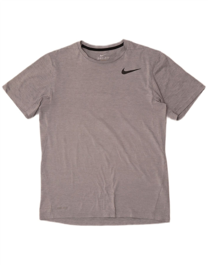 Tricou Nike Dri Fit pentru bărbați Top Mediu Gri Pinstripe Poliester