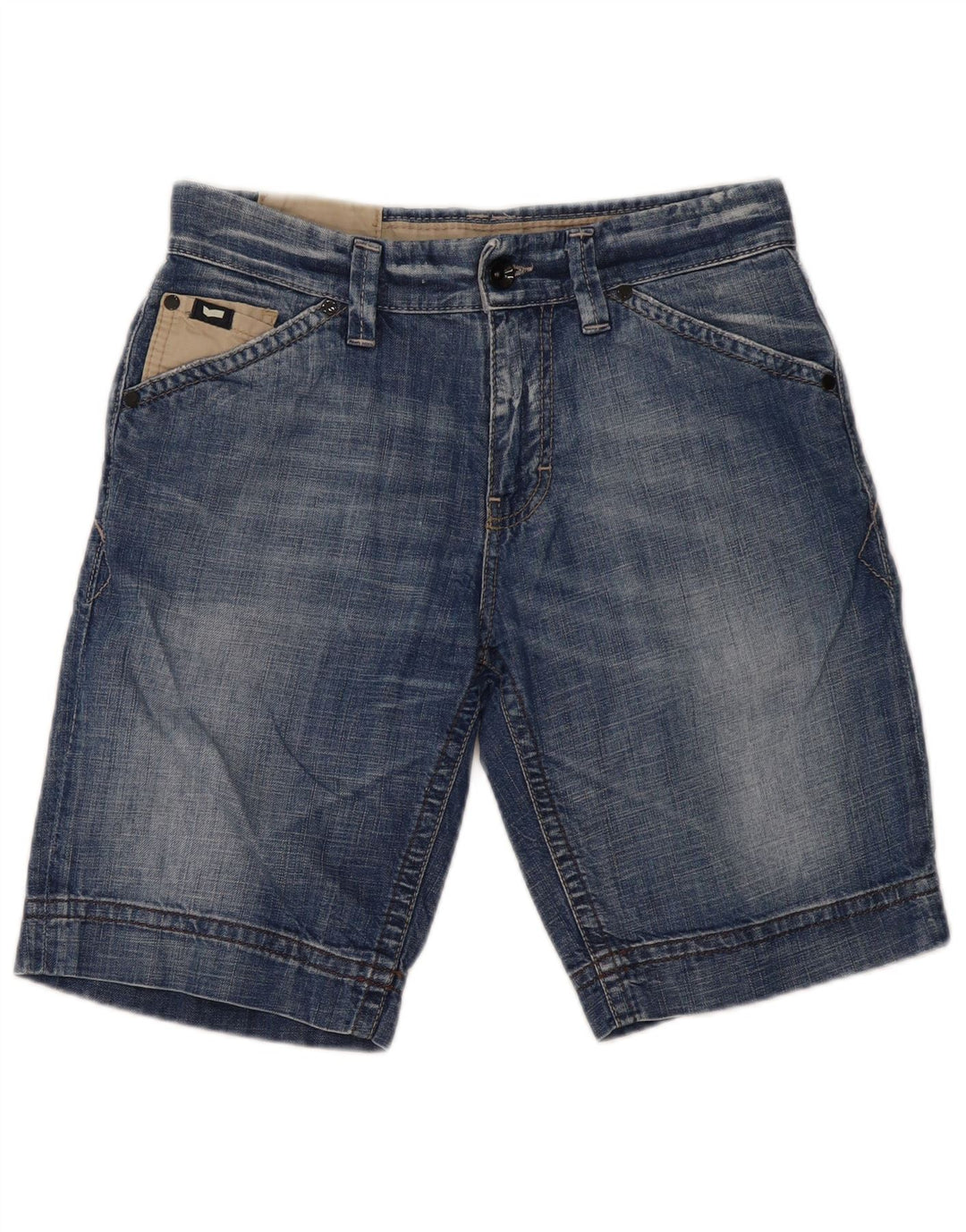 Pantaloni scurți din denim pentru bărbați Gas W29 Small Blue Bumbac