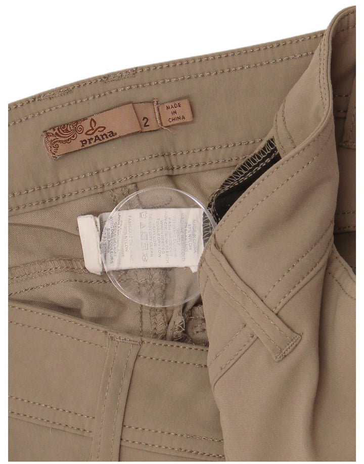 Pantaloni scurti cargo pentru femei PRANA US 2 XS W30 nailon bej