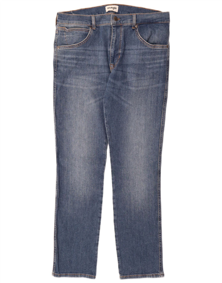 Blugi pentru femei Wrangler Larston Slim W33 L32 Bumbac albastru