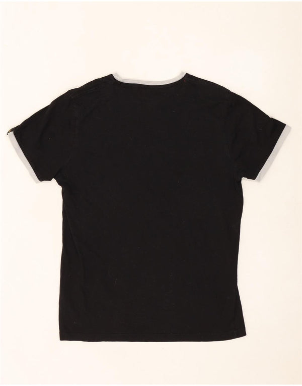 ALPHA INDUSTRIES Tricou grafic pentru femei Top UK 14 Medium Black Bumbac