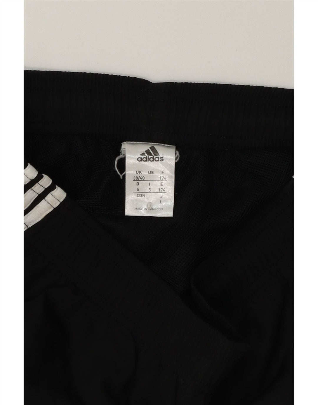 Pantaloni ADIDAS pentru bărbați UK 38/40 Medium Black Colorblock