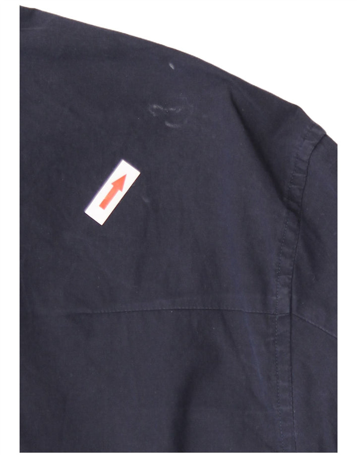 Cămașă pentru bărbați Calvin Klein Jeans Slim Fit Bumbac mediu albastru bleumarin