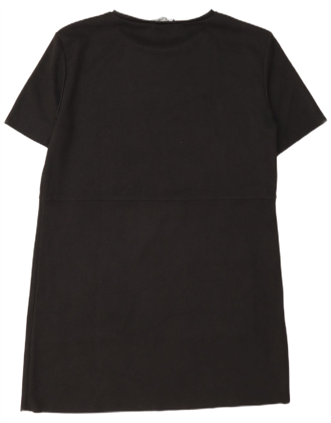 Rochie tricou pentru femei Zara UK 16 Poliester negru mare
