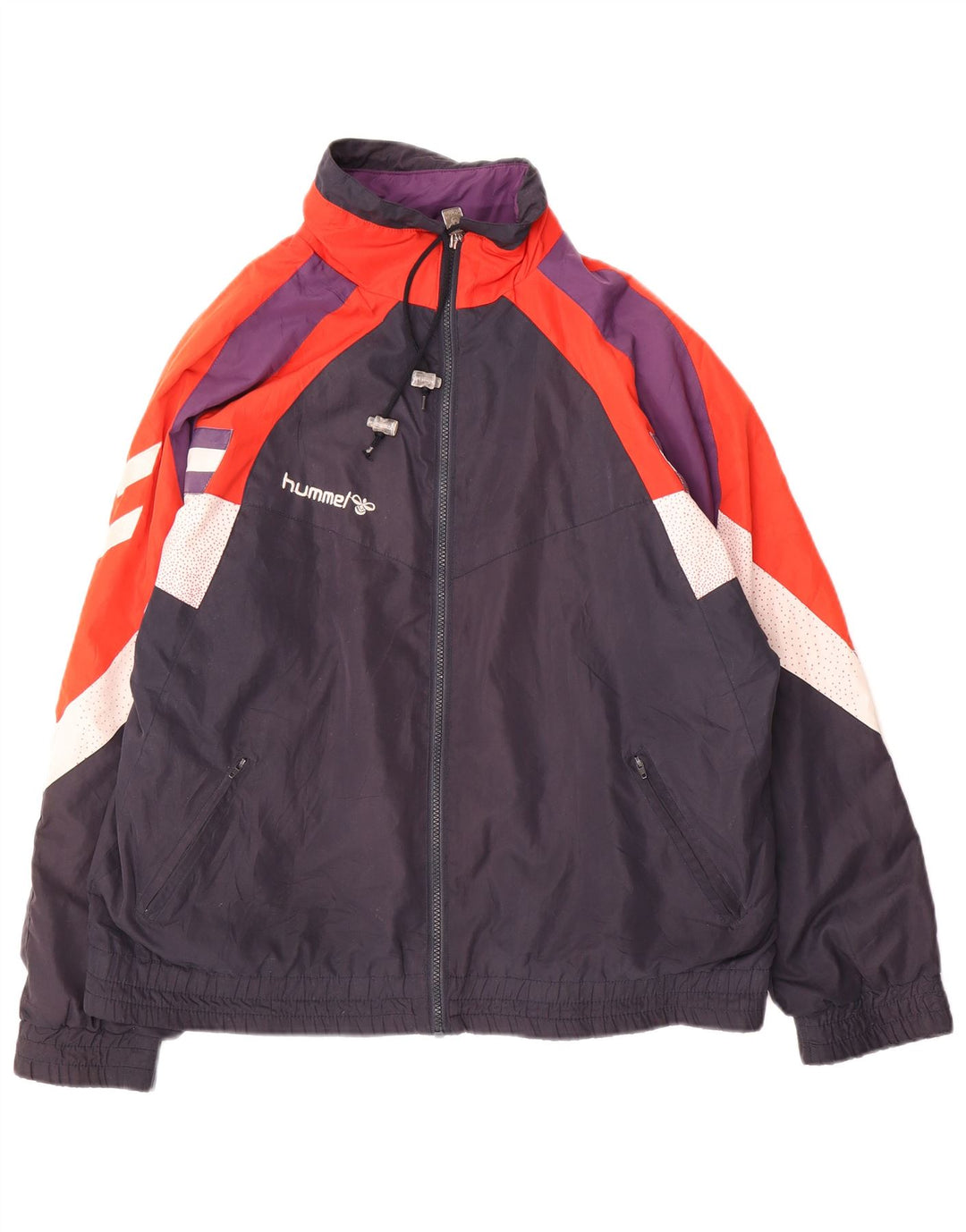 Jachetă de top pentru trening Hummel pentru bărbați, cu tăiere largi, mică, albastru bleumarin