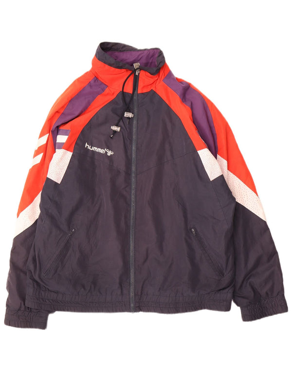 Jachetă de top pentru trening Hummel pentru bărbați, cu tăiere largi, mică, albastru bleumarin