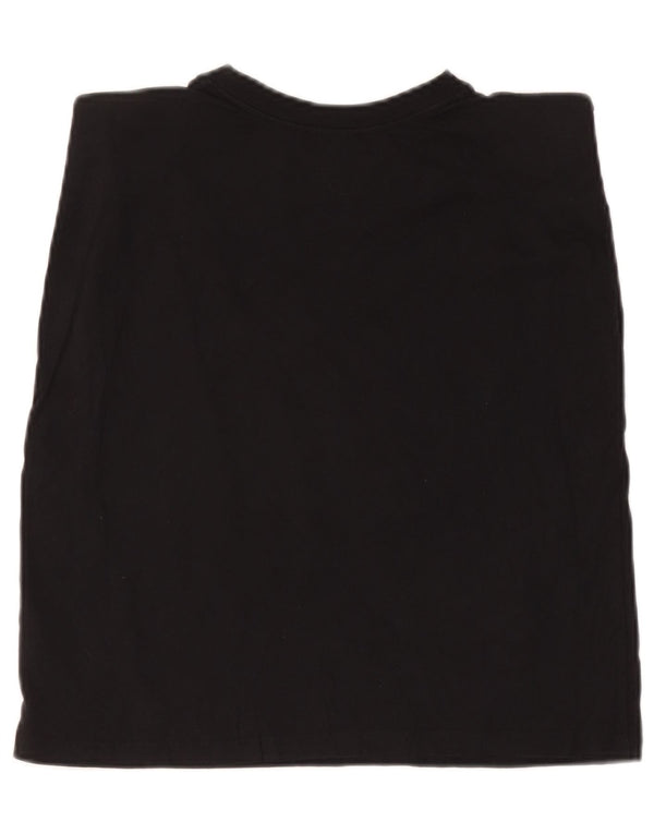 Vestă supradimensionată pentru femei Zara UK 10 Bumbac negru mic