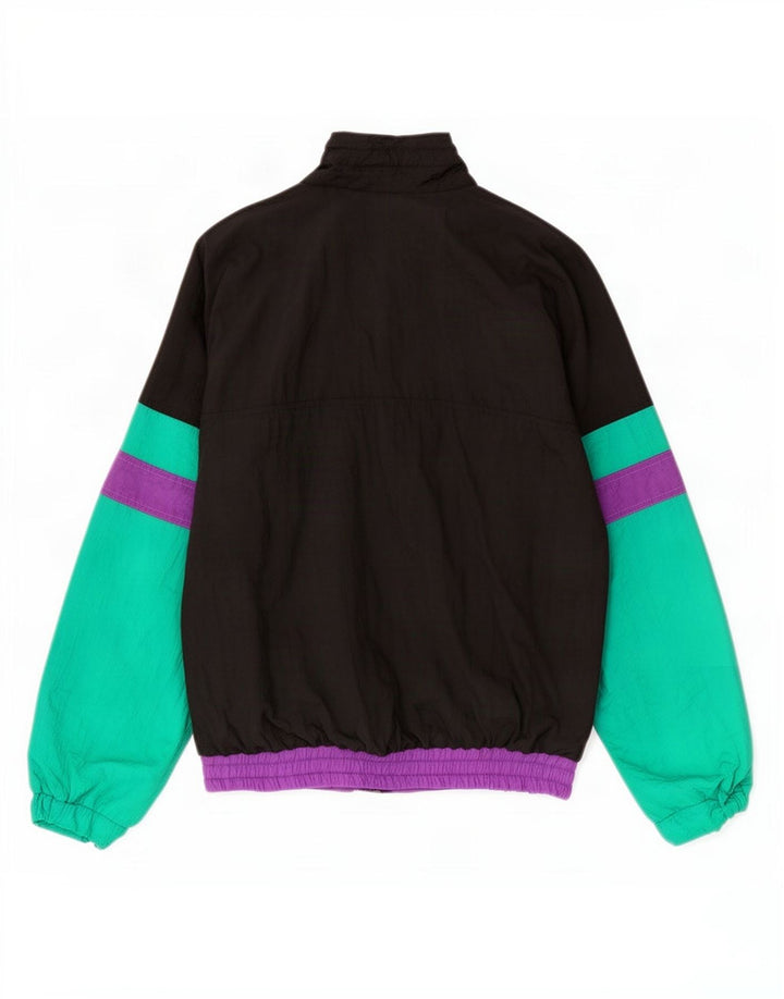 Trening pentru bărbați vintage, jachetă mare, multicoloră, din poliamidă