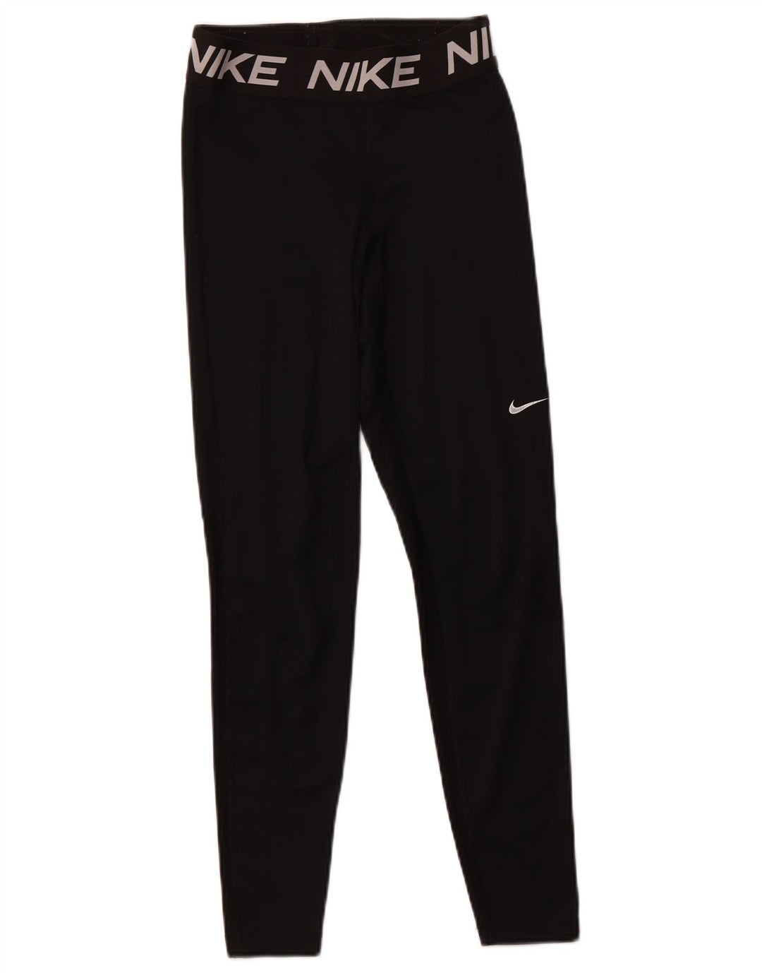 Leggings NIKE Dri Fit Graphic pentru femei UK 8, poliester negru mic