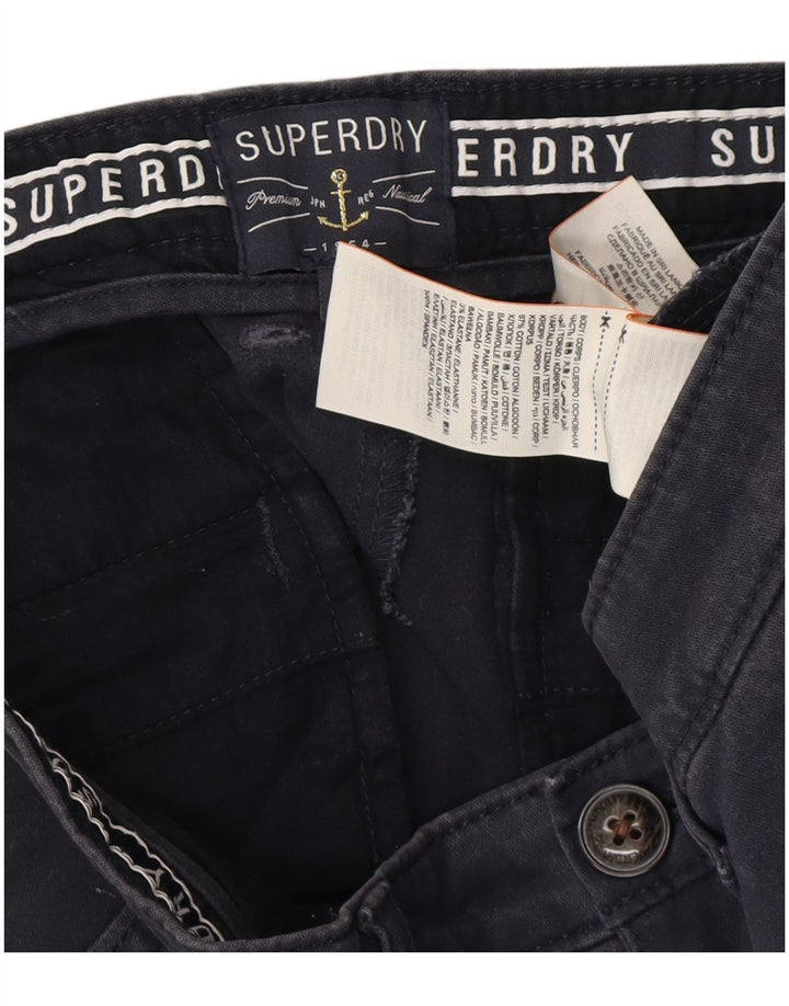 Pantaloni scurti chino pentru femei SUPERDRY Small W27 Bumbac bleumarin