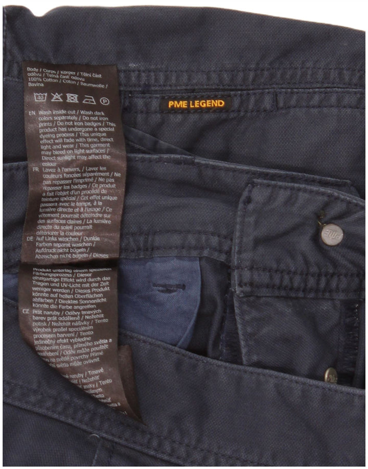 Pantaloni scurți cargo Pme Legend pentru bărbați W34, mari, albastru, bumbac
