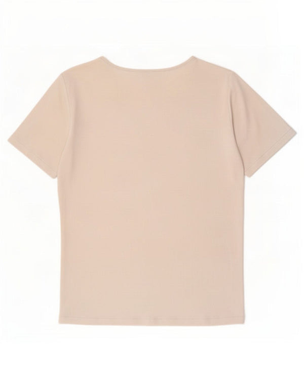 Cos Mens T-Shirt Top Medium Off White Cotton