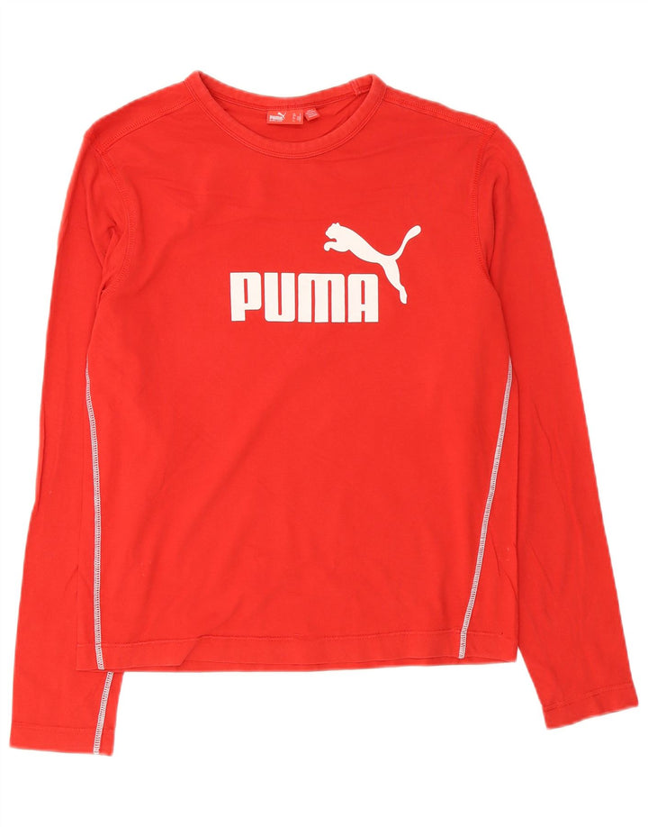 Tricou cu mânecă lungă Puma pentru bărbați, roșu mic