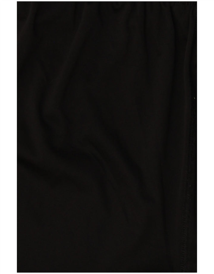 RUSSELL ATHLETIC Pantaloni scurți sport Dri-Power pentru bărbați, poliester negru mic