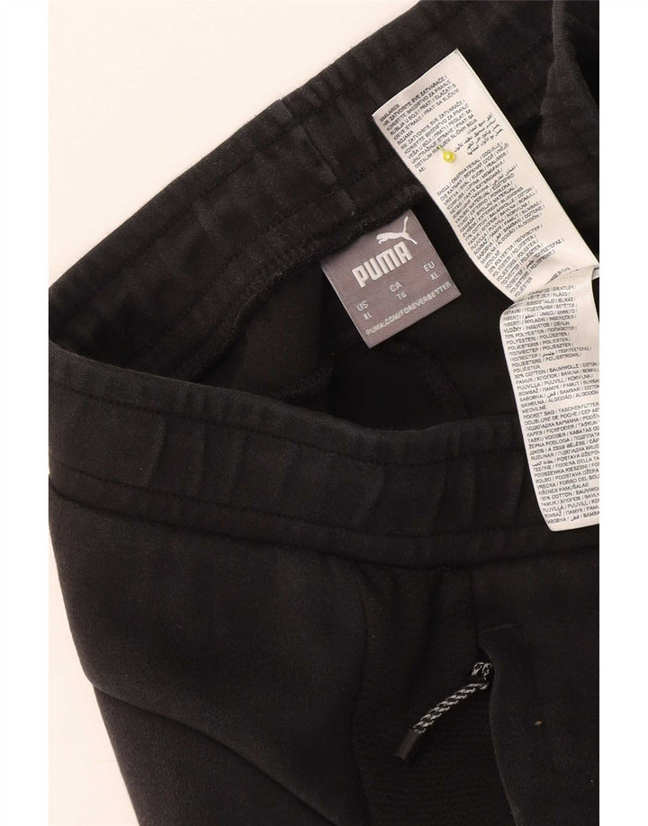 Pantaloni de trening Puma pentru bărbați XL, bumbac negru