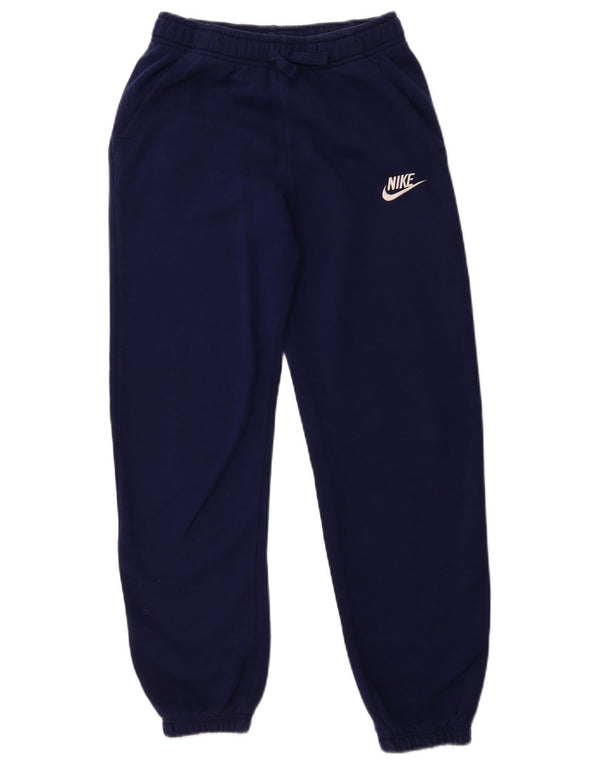 NIKE băieți pantaloni de trening pantaloni de jogging 13-14 ani XL bleumarin bumbac