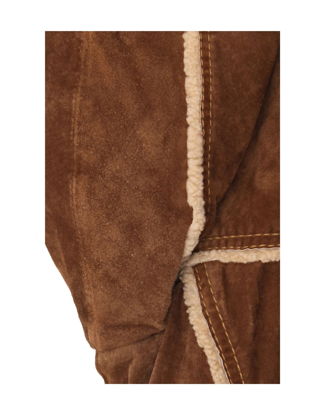 Jachetă din shearling pentru femei Conbipel IT 48 XL piele maro