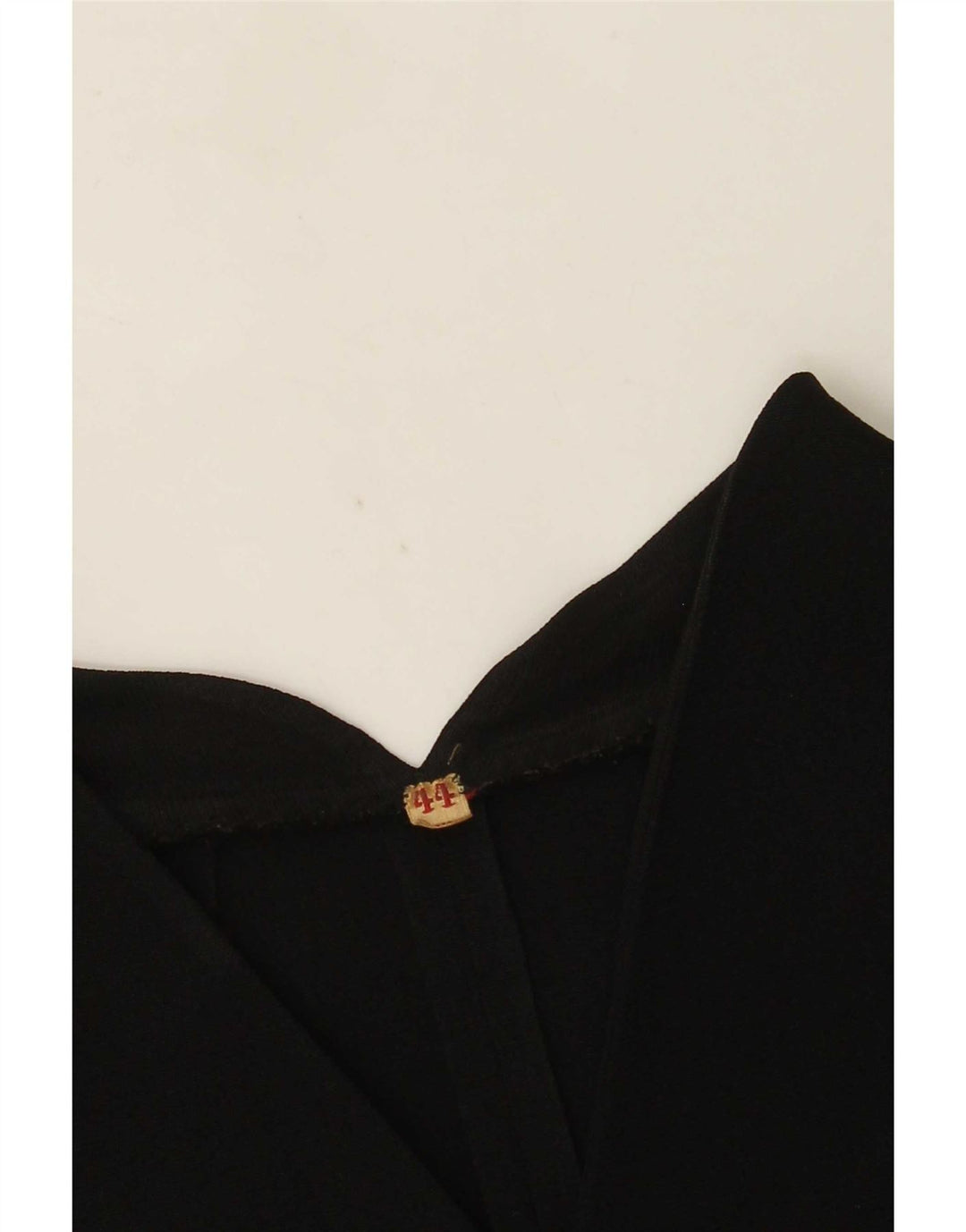 Jachetă vintage pentru femei, cu 4 nasturi, mâneci 3/4, IT 44 Medium Black