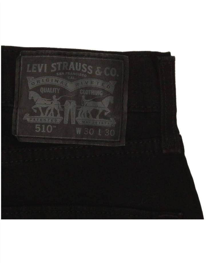 Jeans skinny pentru bărbați Levi's 510 W30 L30 negri