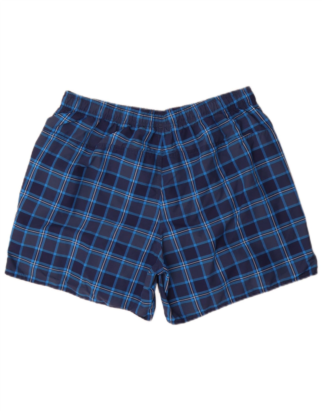 Pantaloni scurți sport pentru bărbați Adidas, mari, albastru, nailon cu check