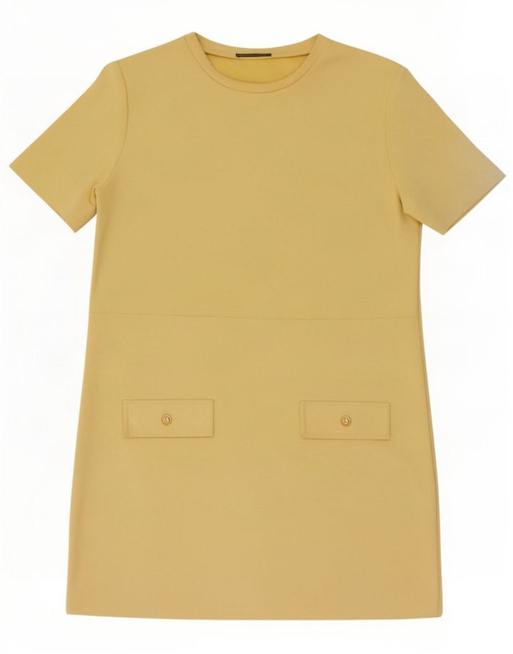Rochie Schimbată pentru Damă Zara UK 14 Galben Mediu
